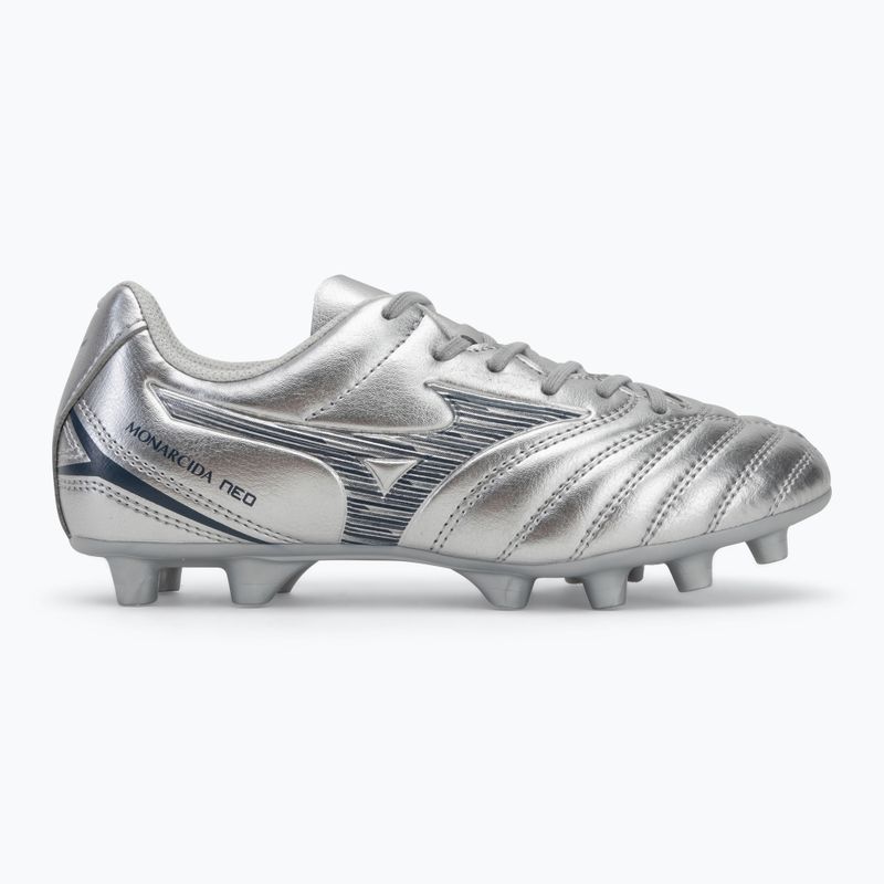 Fußballschuhe Kinder Mizuno Monarcida Neo III Select Jr Md galaxy silver/8605 c/gold 2