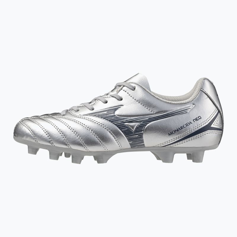 Fußballschuhe Kinder Mizuno Monarcida Neo III Select Jr Md galaxy silver/8605 c/gold