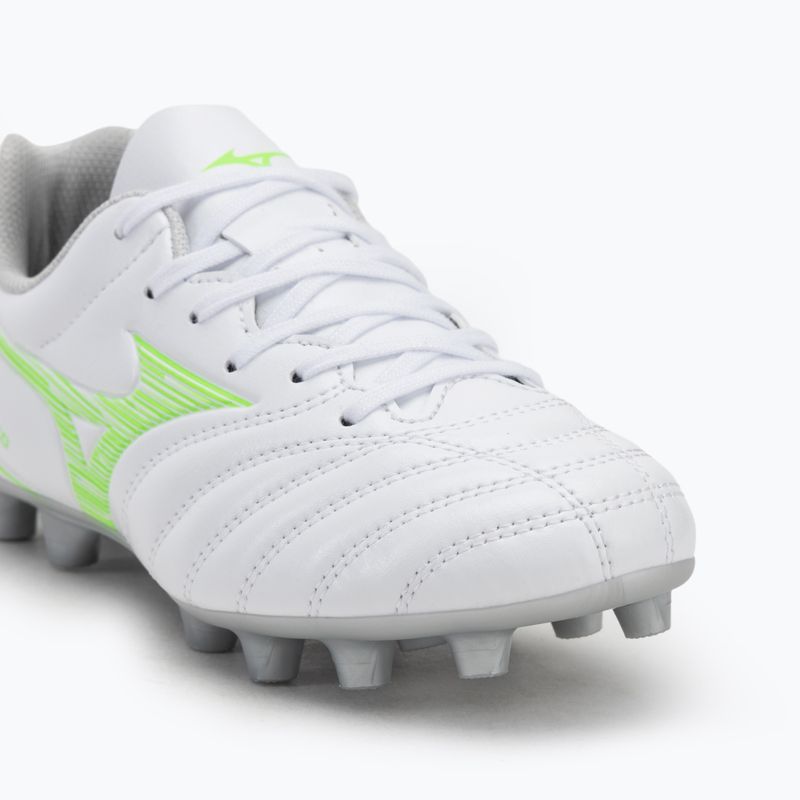 Fußballschuhe Kinder Mizuno Monarcida Neo III Select Jr Md white/neon green 7
