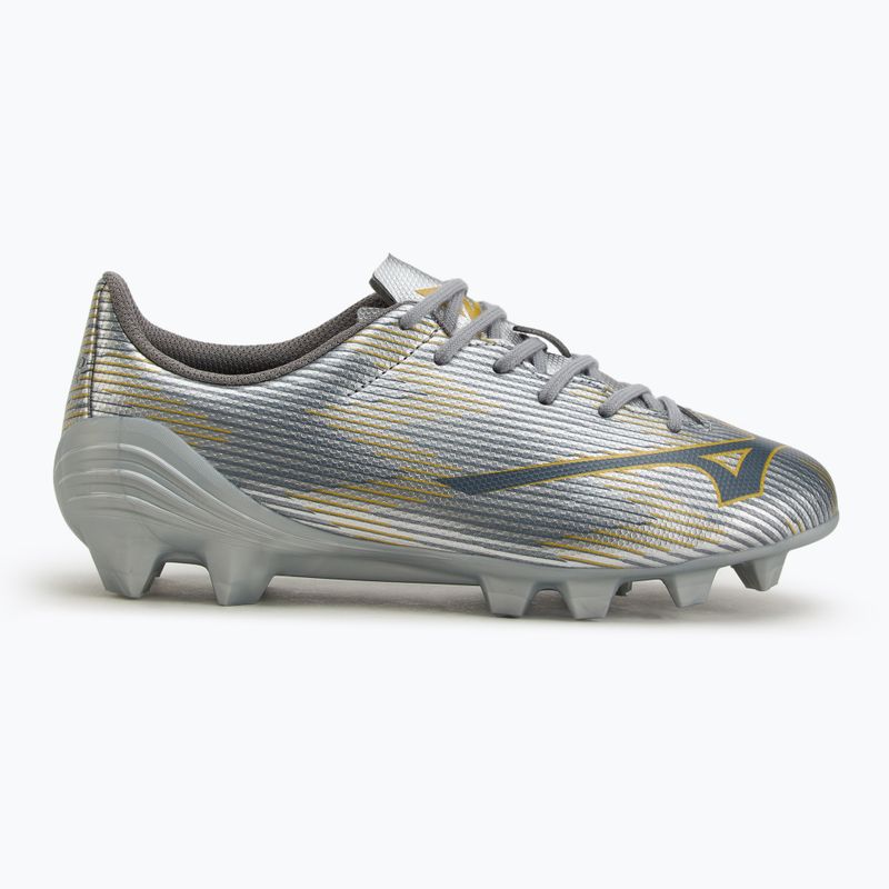 Fußballschuhe Kinder Mizuno α II Select Jr Md galaxy silver/8605 c/gold 2