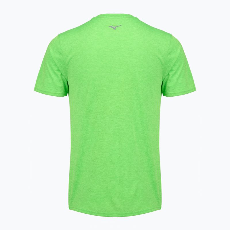 Herren Laufshirt Mizuno Core RB Tee grün gecko 2