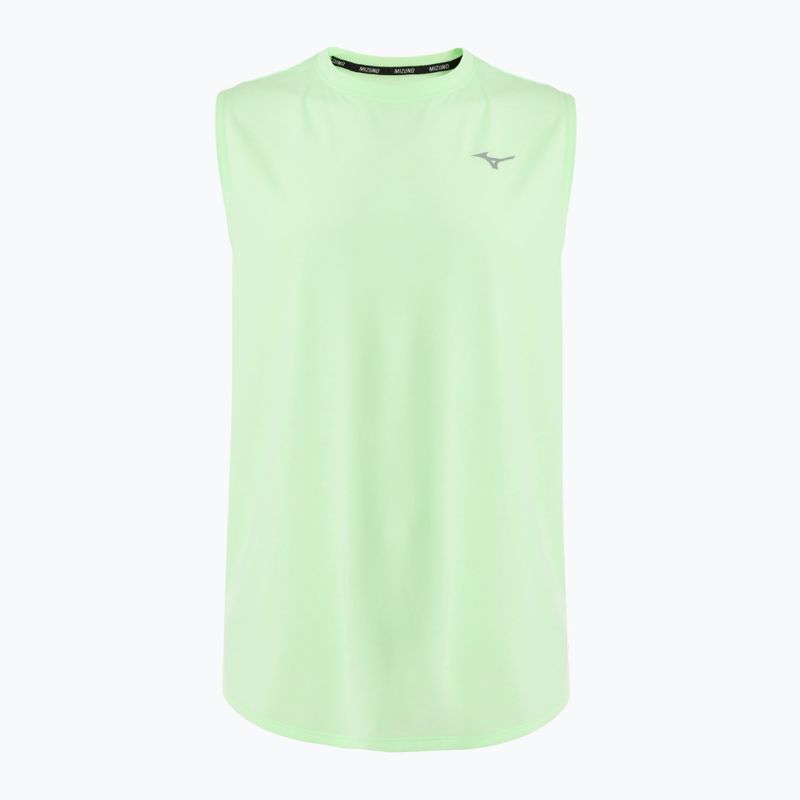 Herren Lauftank Top Mizuno Impulse Core Ärmellos neo mint