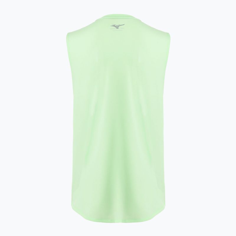 Herren Lauftank Top Mizuno Impulse Core Ärmellos neo mint 2