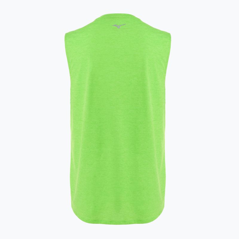 Herren Lauftank Mizuno Impulse Core Sleeveless grün gecko 2