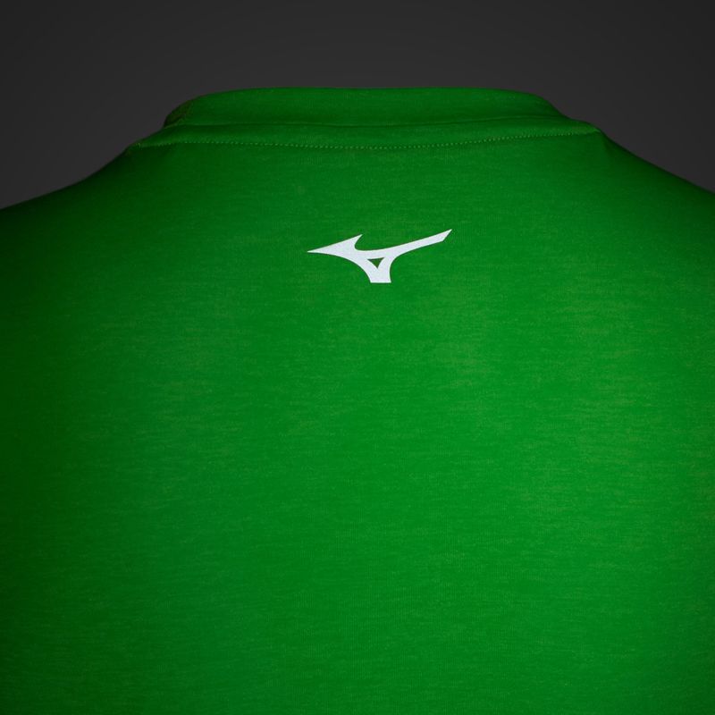 Mizuno Impulse Core Tee grünes Gecko-Laufshirt für Herren 4