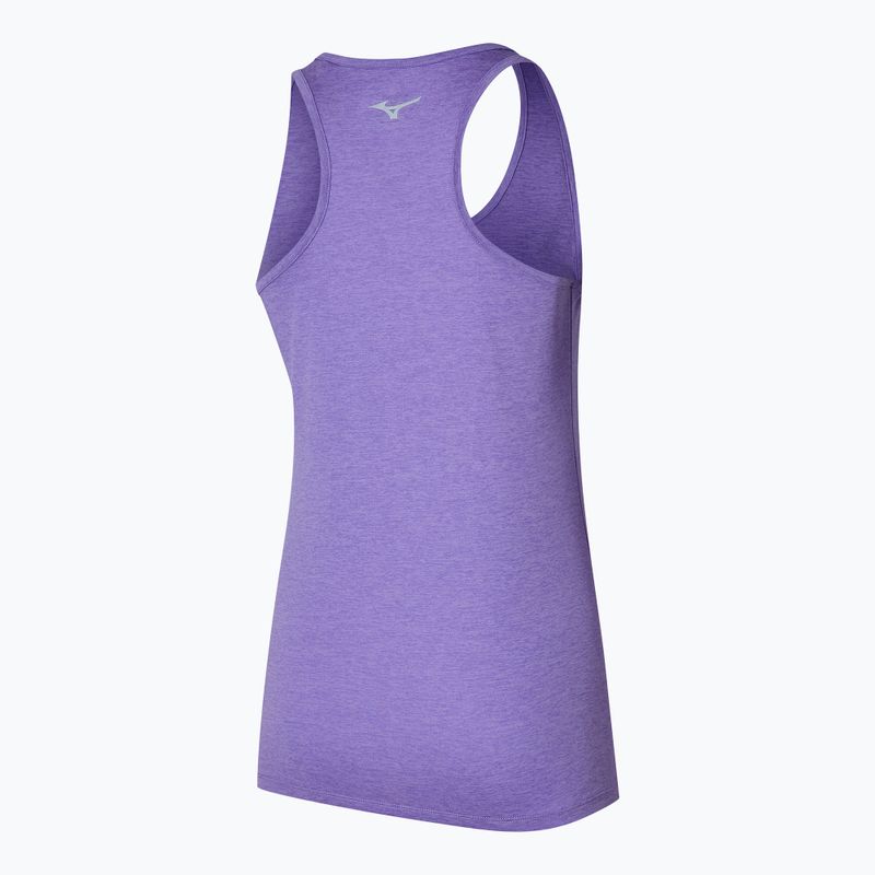 Damen Lauftank Top Mizuno Impulse Core Tank paisley lila 2
