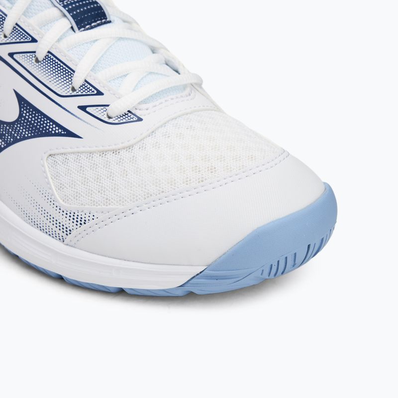 Volleyballschuhe Mizuno Cyclone Speed 5 white/bellwether blue/bel air blue 7