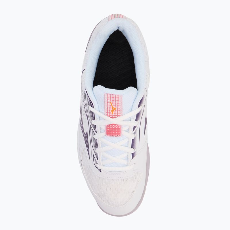 Volleyballschuhe Mizuno Cyclone Speed 5 white/violet indigo/camellia rose 5
