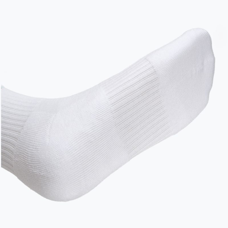 Mizuno Training mit Linie Socken 3 Paar weiß / braun 4