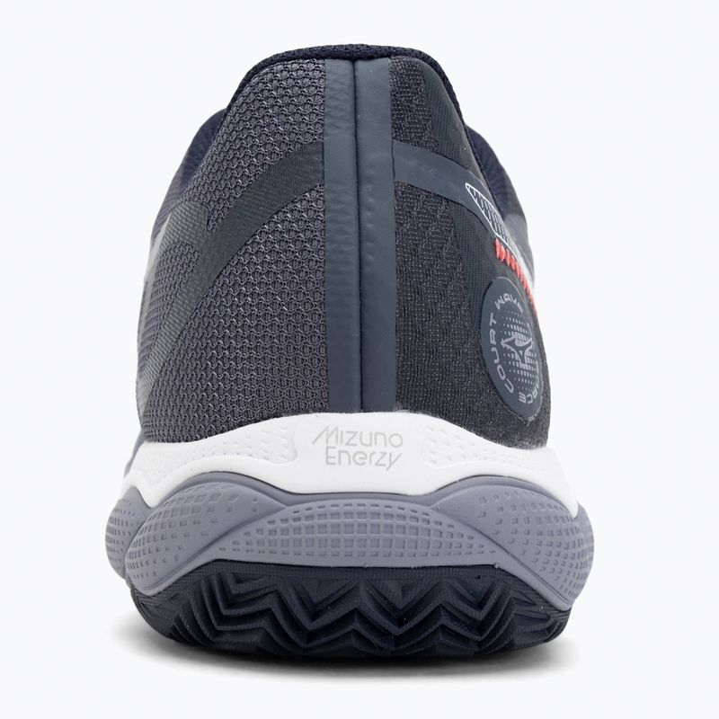 Mizuno Wave Enforce Court CC Tennisschuhe Odyssey grau/weiß/blau Granit 6