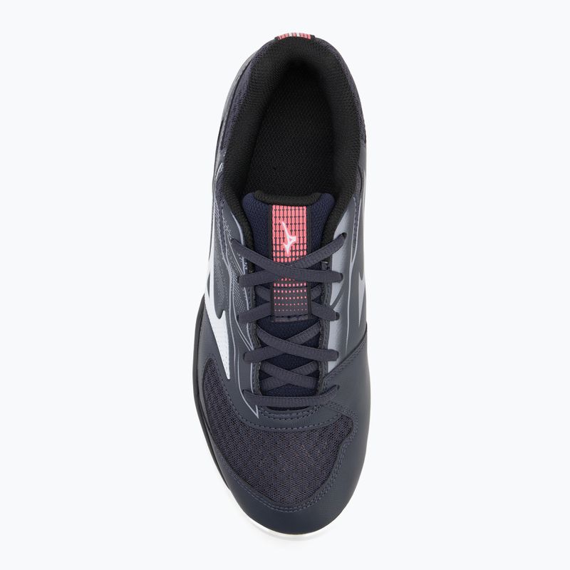 Mizuno Break Shot 5 CC Tennisschuhe Odyssey Grau/Weiß/Blau Granit 5