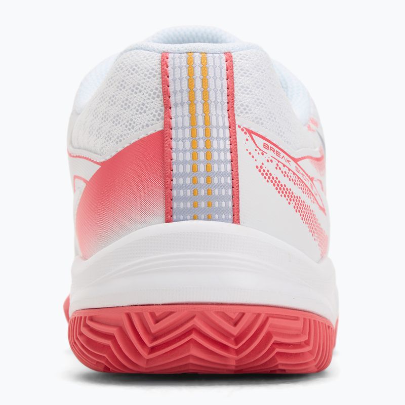 Kinder-Tennisschuhe Mizuno Break Shot 5 Jr CC weiß/blau granit/calypso coral 6