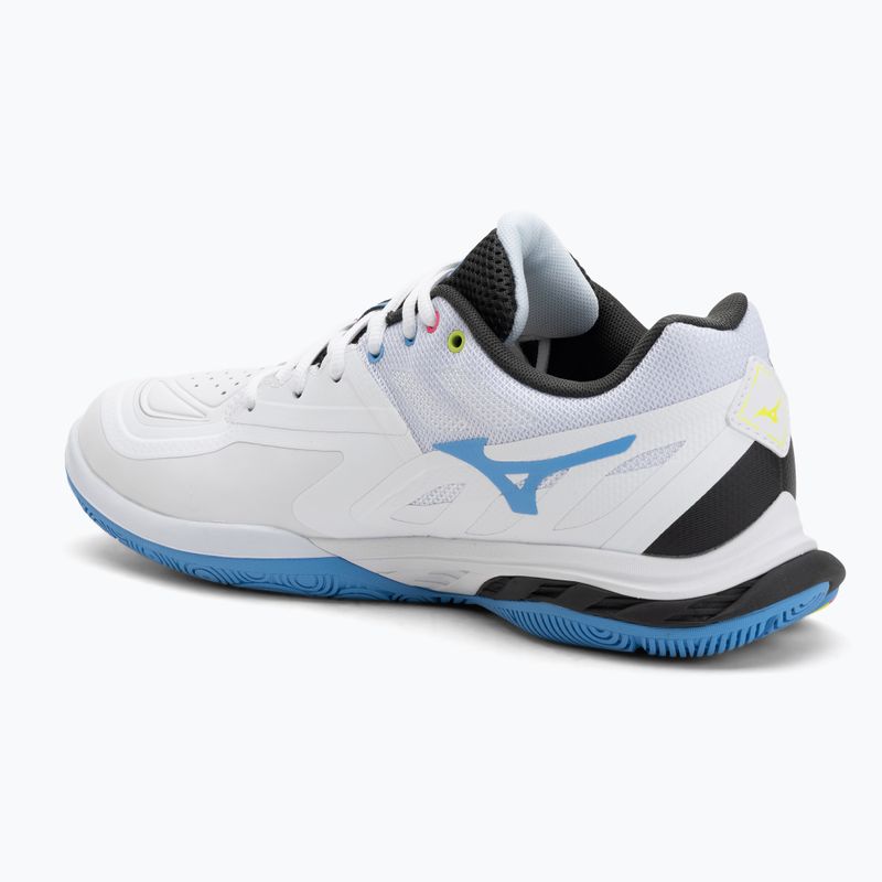 Mizuno Wave Fang 2 Badmintonschuh weiß/rosa tetra/alle im Ausland 3
