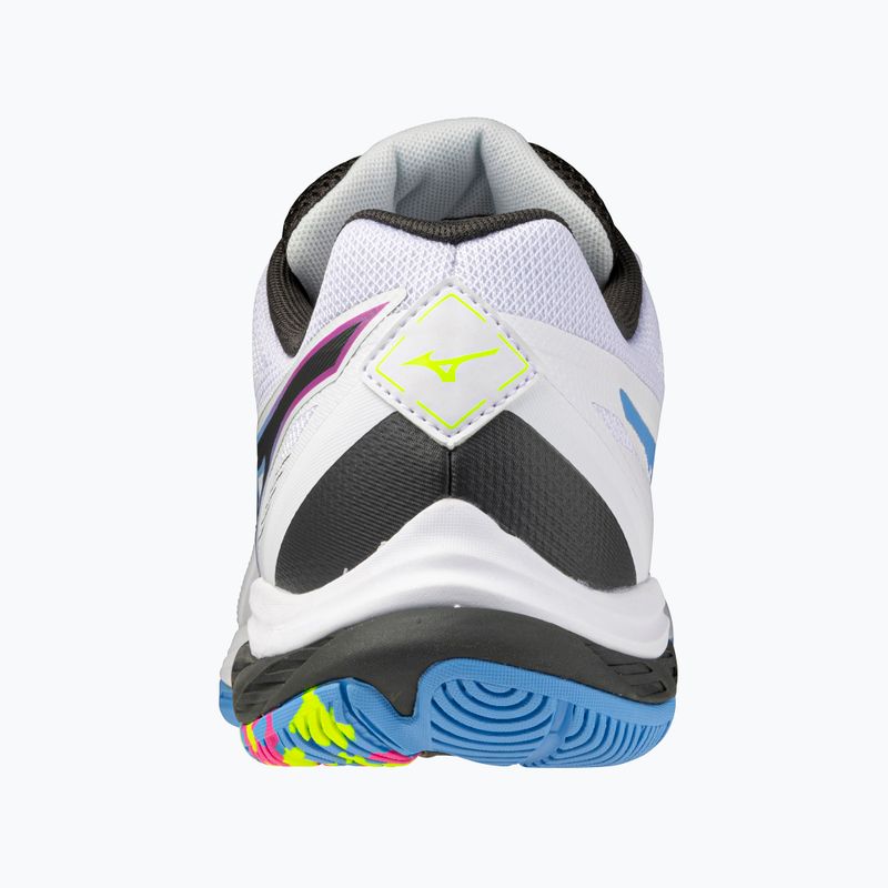 Mizuno Wave Fang 2 Badmintonschuh weiß/rosa tetra/alle im Ausland 10