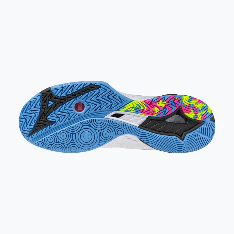 Mizuno Wave Fang 2 Badmintonschuh weiß/rosa tetra/alle im Ausland 12