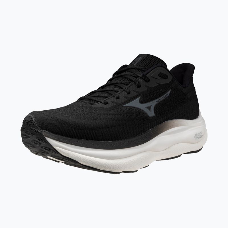 Herren Laufschuhe Mizuno Wave Sky 9 schwarz/metallic grau/schwarz sand 4