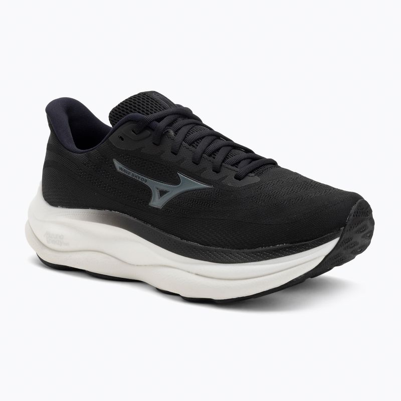 Herren Laufschuhe Mizuno Wave Sky 9 schwarz/metallic grau/schwarz sand