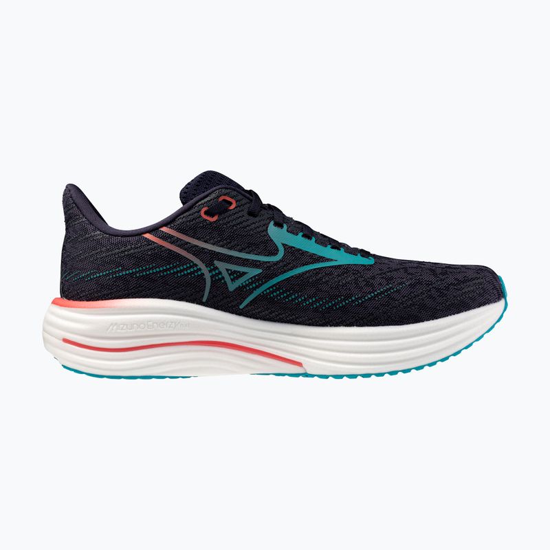 Herren Laufschuhe Mizuno Wave Rider 29 odyssey grau/Ccapri breeze/calypso coral 2