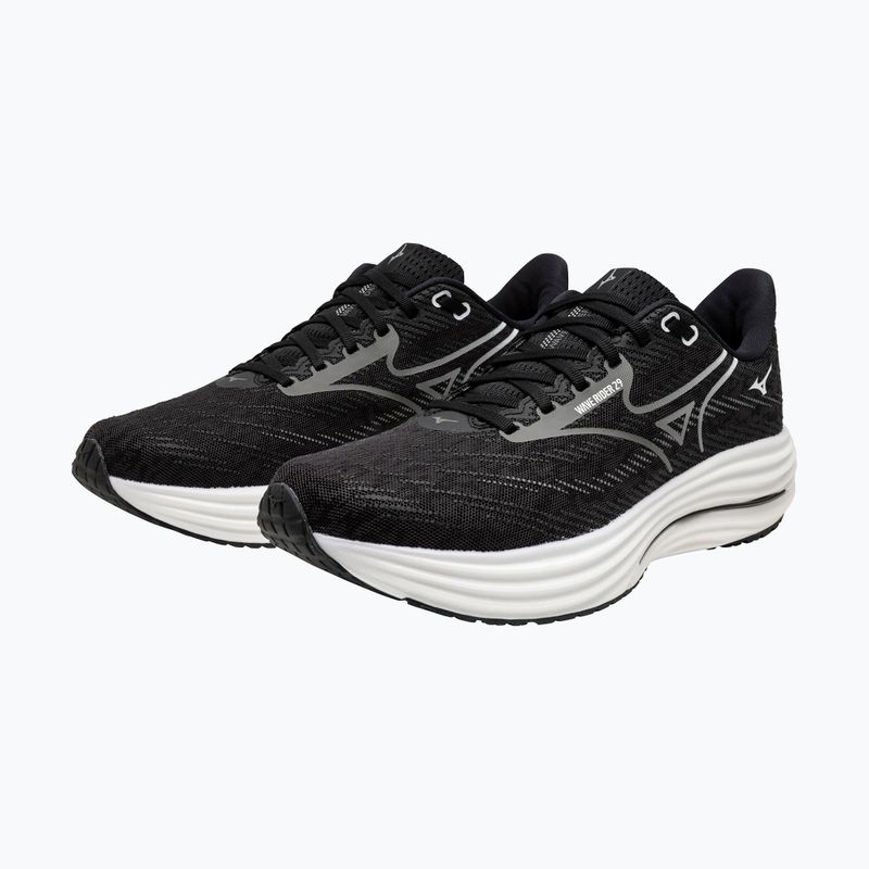 Herren Laufschuhe Mizuno Wave Rider 29 Schwarz sand/quiet shade/schwarz 8