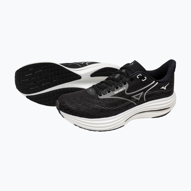 Herren Laufschuhe Mizuno Wave Rider 29 Schwarz sand/quiet shade/schwarz 9