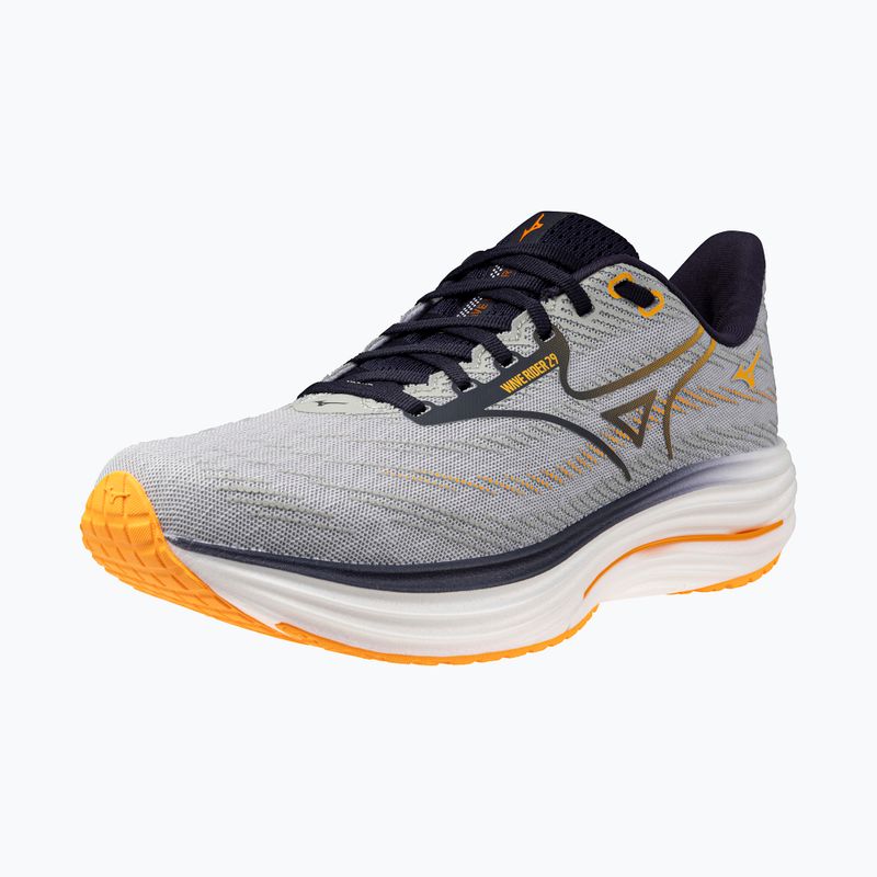 Herren Laufschuhe Mizuno Wave Rider 29 harbor mist/baritone blue/tang orange 10