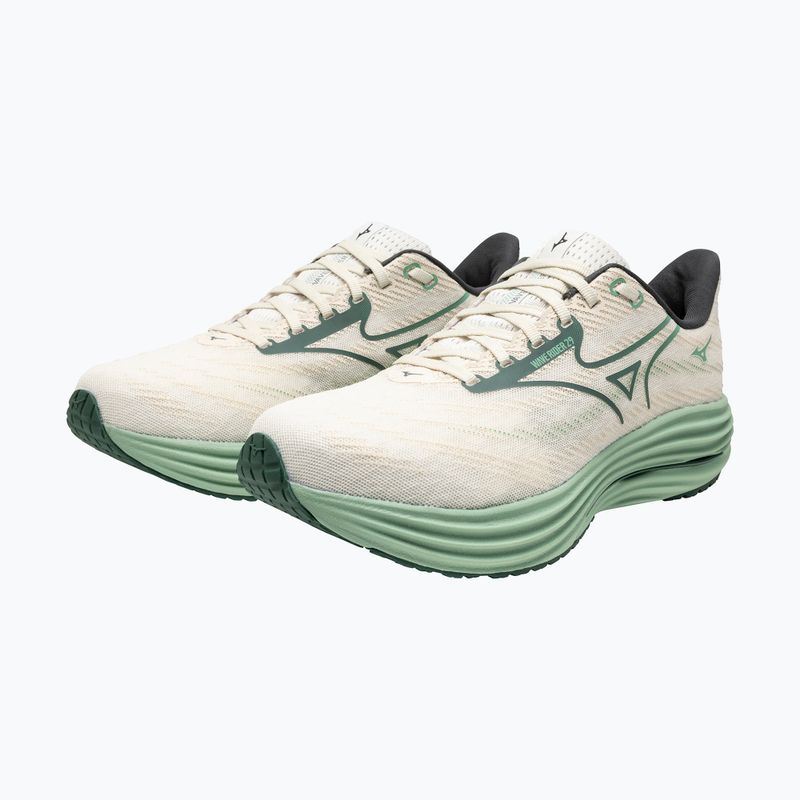 Herren Laufschuhe Mizuno Wave Rider 29 weiß/bistro grün/creme de me 9