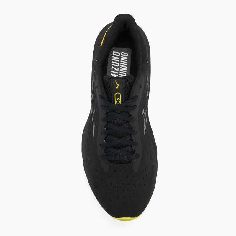Herren Laufschuhe Mizuno Wave Skyrise 6 schwarz/harbor mist/lemon tonic 5