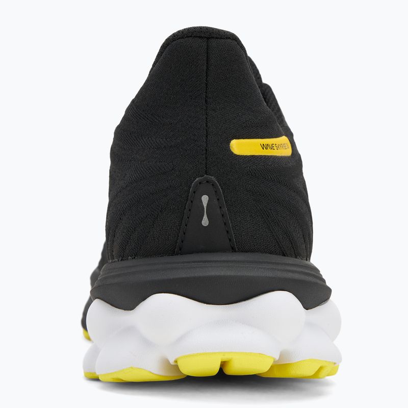 Herren Laufschuhe Mizuno Wave Skyrise 6 schwarz/harbor mist/lemon tonic 6