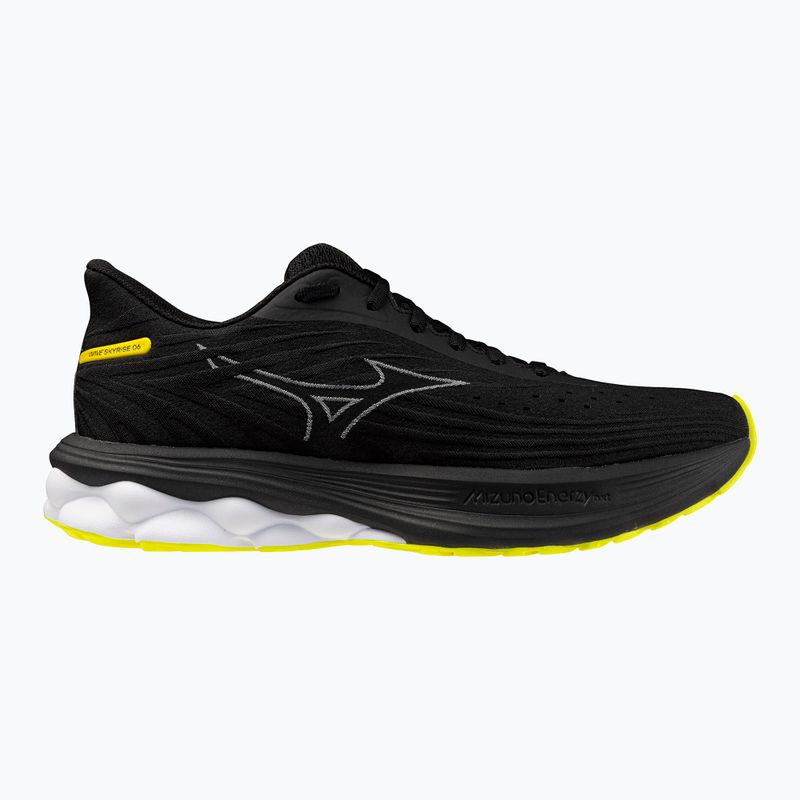 Herren Laufschuhe Mizuno Wave Skyrise 6 schwarz/harbor mist/lemon tonic 8