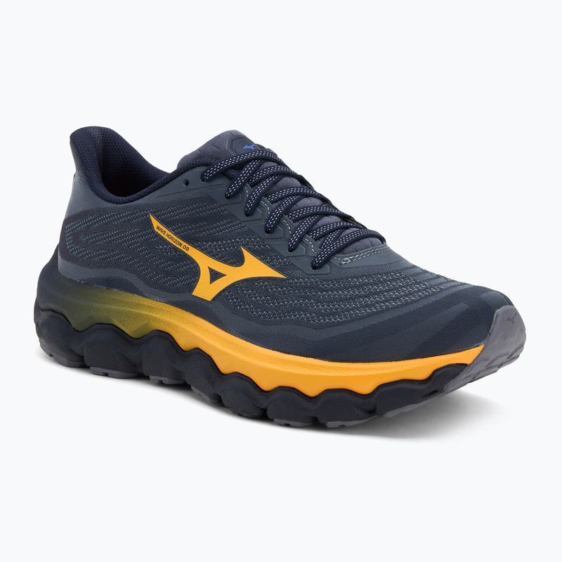 Herren Laufschuhe Mizuno Wave Horizon 8 blau granit/zitrus/bariton blau