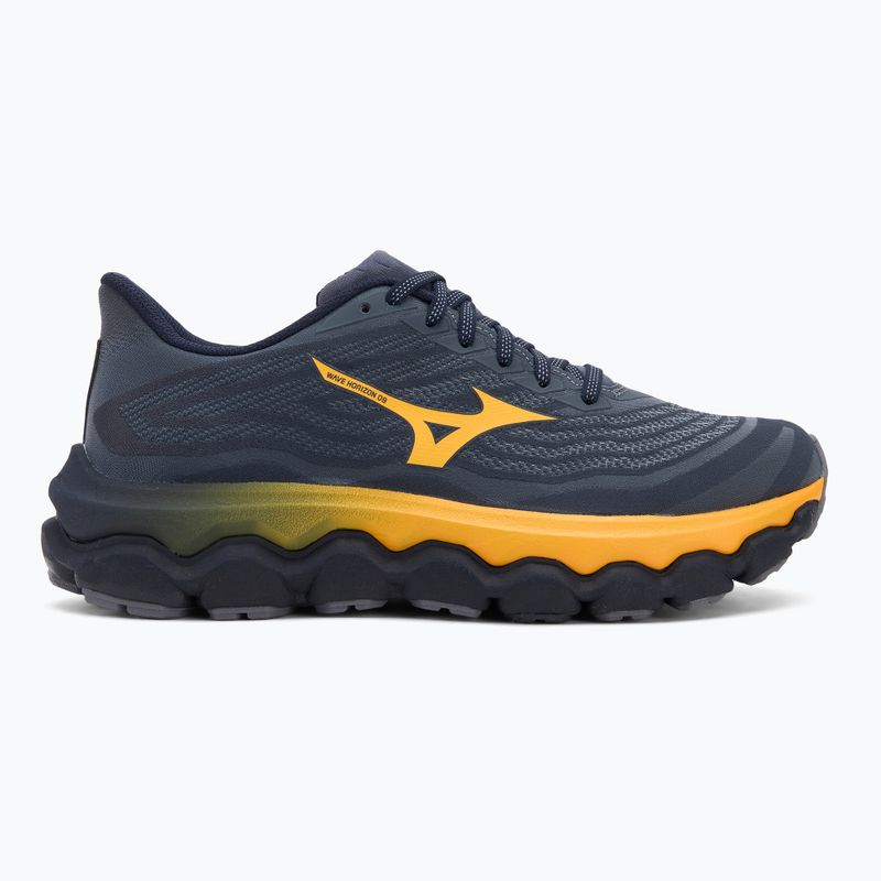 Herren Laufschuhe Mizuno Wave Horizon 8 blau granit/zitrus/bariton blau 2