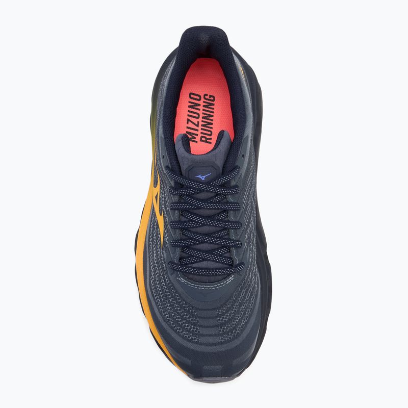 Herren Laufschuhe Mizuno Wave Horizon 8 blau granit/zitrus/bariton blau 5