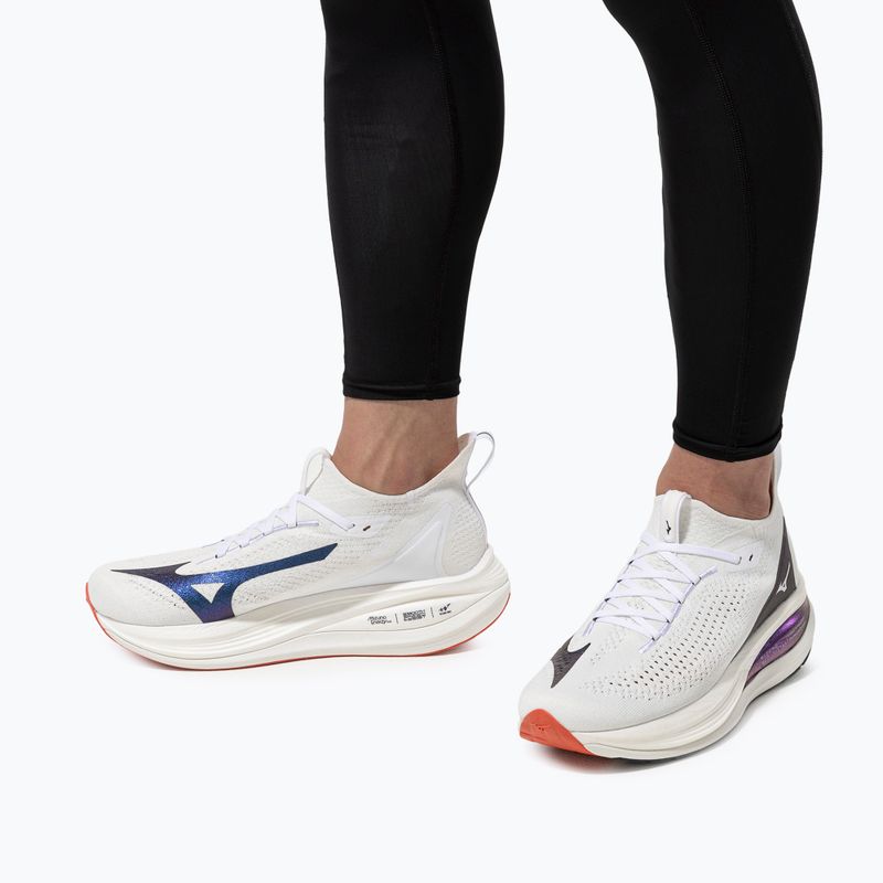 Herren Laufschuhe Mizuno Neo Vista 2 weiß/weiß/iris bloom 10