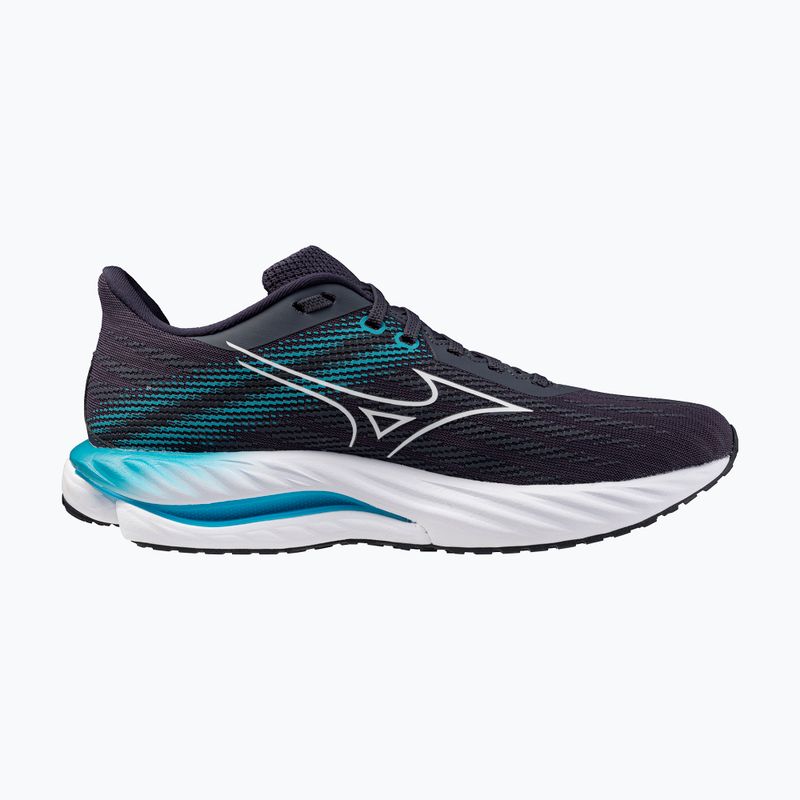 Herren Laufschuhe Mizuno Wave Inspire 21 odyssey grau/weiß/capri breez 9