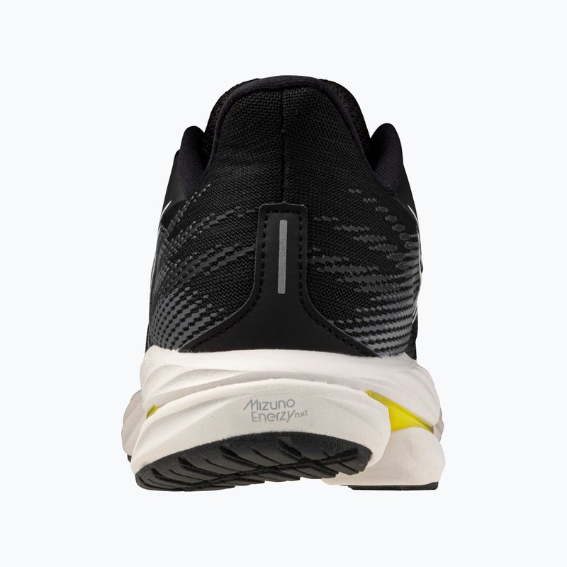 Herren Laufschuhe Mizuno Wave Inspire 21 schwarz/weiß/vibrant gelb 12