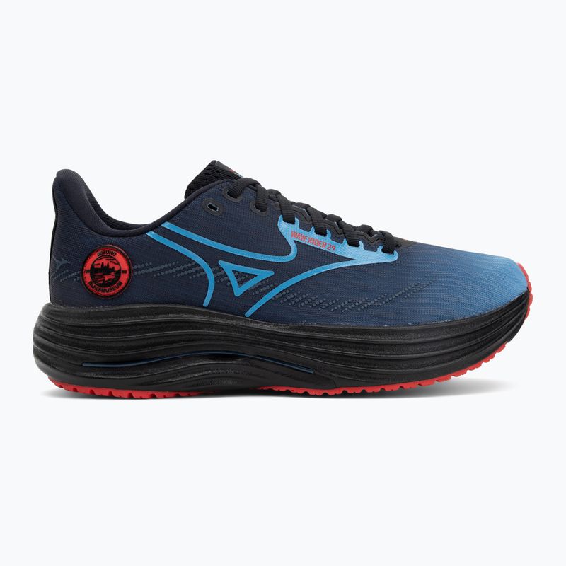 Mizuno Wave Rider 29 Laufschuh amsterdam schwarz/all aboard/high risk rot 2