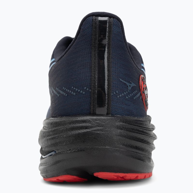 Mizuno Wave Rider 29 Laufschuh amsterdam schwarz/all aboard/high risk rot 6