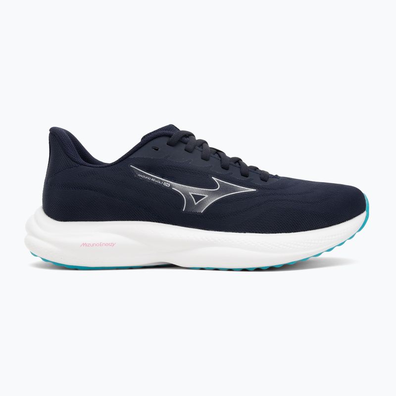 Mizuno Revolt 4 baritone blau/silber/capri bre Herren Laufschuhe 2