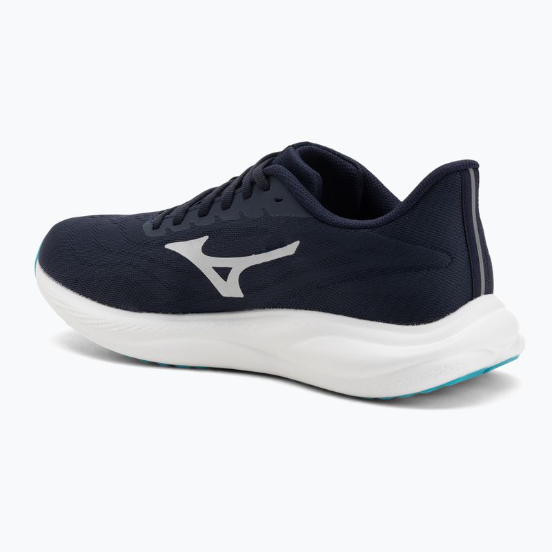 Mizuno Revolt 4 baritone blau/silber/capri bre Herren Laufschuhe 3
