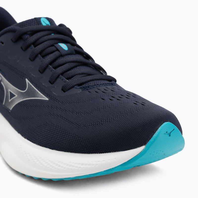 Mizuno Revolt 4 baritone blau/silber/capri bre Herren Laufschuhe 7
