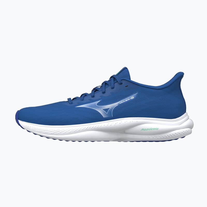 Mizuno Revolt 4 princess Blau/Weiß/Keramik Herren Laufschuhe 8