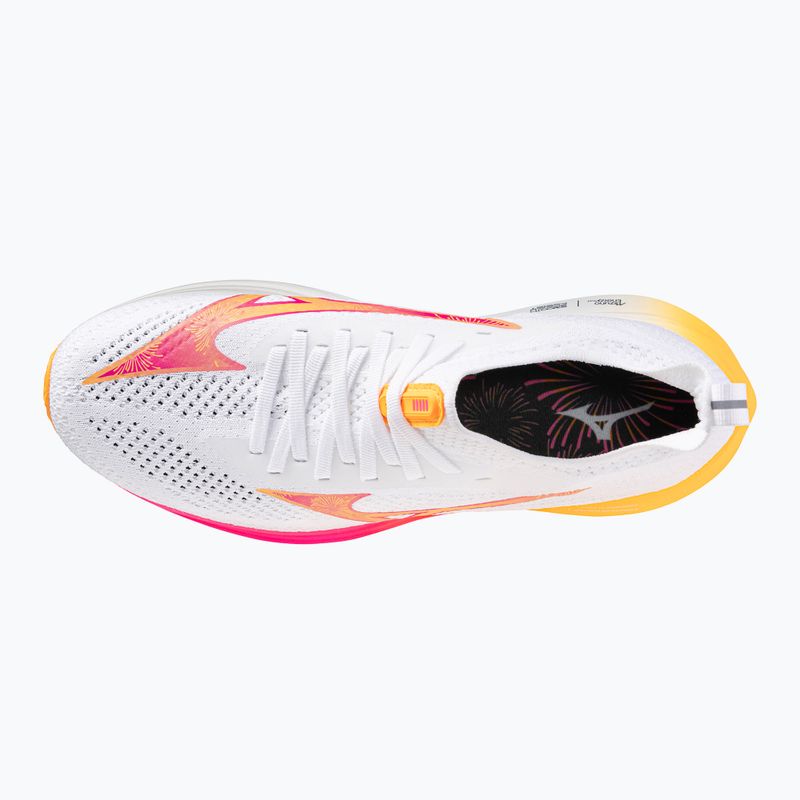 Mizuno Neo Zen weiß/tang orange/pink tetra Laufschuh 14