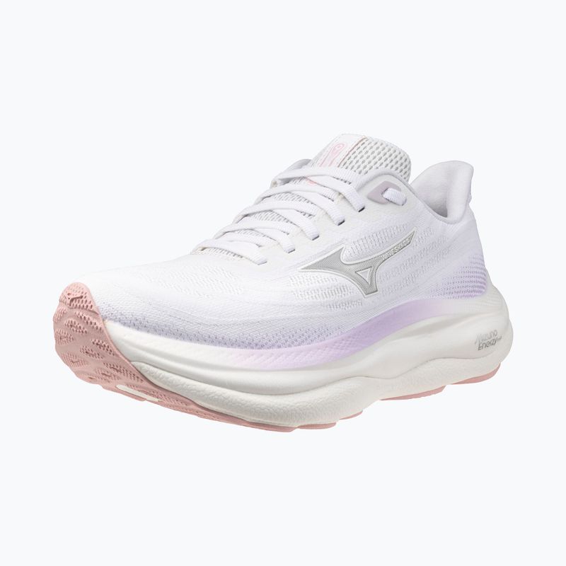Damen Laufschuhe Mizuno Wave Sky 9 weiß/silber/orchid petal 3