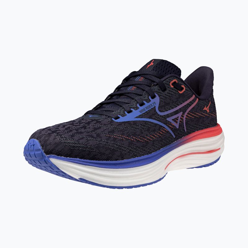 Damen Laufschuhe Mizuno Wave Rider 29 odyssey grau/iris bloom/calypsocoral 10
