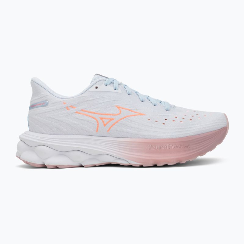 Damen-Laufschuhe Mizuno Wave Skyrise 6 nantucket breeze/striking coral/bleach mauve 2
