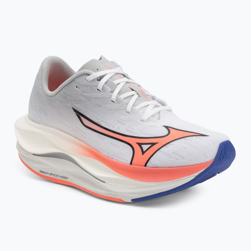 Damen-Laufschuhe Mizuno Wave Rebellion Flash 3 white/striking coral/iris bloom