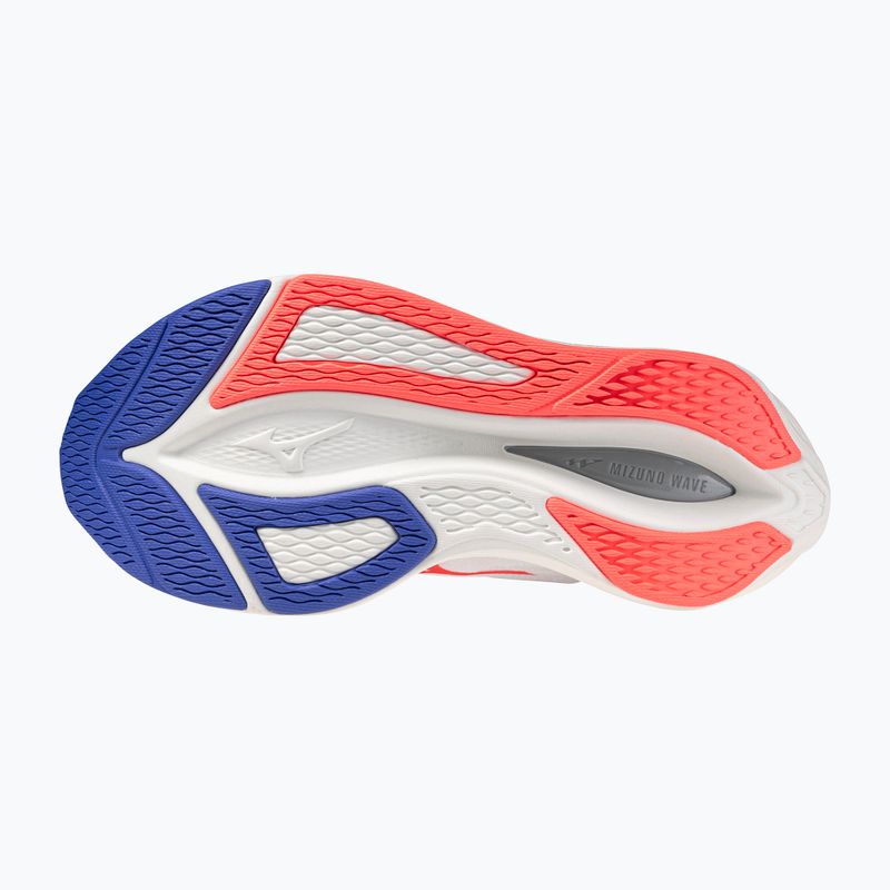 Damen-Laufschuhe Mizuno Wave Rebellion Flash 3 white/striking coral/iris bloom 13