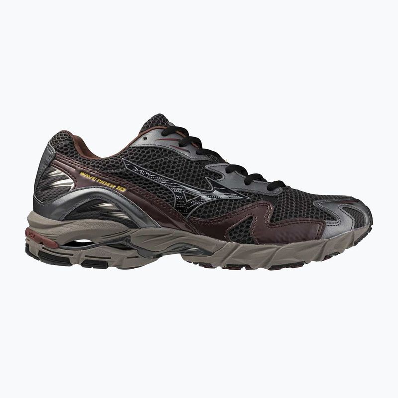 Mizuno Wave Rider 10 Laufschuhe black sand/black/chicory coffee