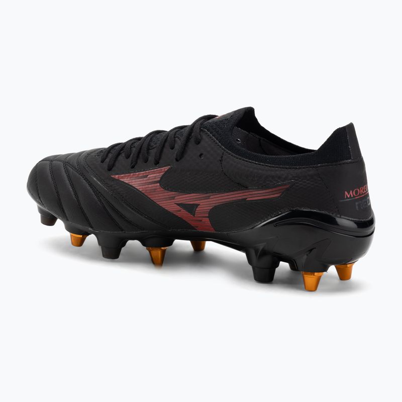 Herren Mizuno Morelia Neo IV Beta Elite Mix SG schwarz/morelia 40. rot/schwarz Fußballschuhe 3