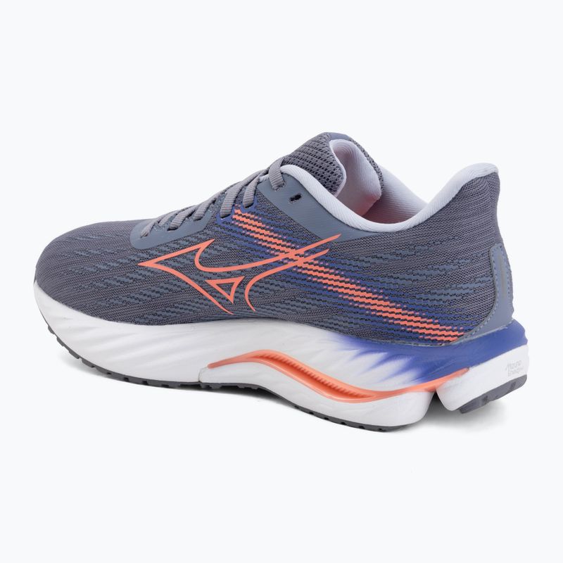 Damen-Laufschuhe Mizuno Wave Inspire 21 blue granite/striking coral/irisbloom 3